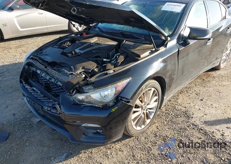 2018 Infiniti Q50 3.0T Luxe z USA, uszkodzony, nr VIN JN1EV7AR3JM430311